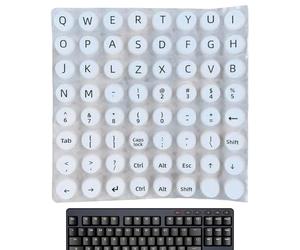 Generico Copertura Tastiera Per Unghie Lunghe,Tasti Sollevati - Accessori da Lavoro Riutilizzabili Guida alla Digitazione Protezione Computer Apprendimento Lingue Ufficio