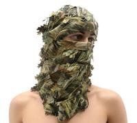 Generico Copertura Viso 3D A Foglie | Copricapo Mimetizzato Per Birdwatching | Maschera 3D Mimetica - per Camping, Escursionismo, Birdwatching, Teatro, Cinema, Feste in Costume, Maschere