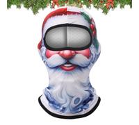Generico Copertura Viso per Natale da Uomo Natale Babbo Scaldacollo | Cappello Copricapo Costume Natalizio Per Donne Uomini Cosplay Mascherata Festa Carnevale di Ruolo Ciclismo All'Apert