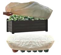 Generico Coperture Antigelo per Piante da Esterno | 2 Pezze Copriaiuole Rialzate Rettangolari | per Vasi con Protezione dal Freddo e Pioggia | per Esterno