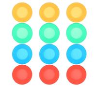 Generico Coperture Casuale per e in Silicone Protezione Stetoscopio 12 Confortevole Colore Adatte per Clinico e Ospedaliero Colore Casuale