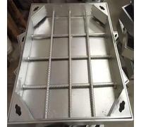 Generico Coperture e telai Invisibili Personalizzabili per Fosse settiche, coperchi per tombini Resistenti e portanti per parcheggi/autostrade (50x55 cm/19,7x21,7 Pollici)