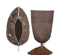 Generico Coperture Invernali per Piante con Protezione Antigelo,Tessuto Non Tessuto Ombreggiante - 2 Pezzi Coperchi per Piante Invernali in Non con Cerniera - per Uccelli Pomodori Rose Serra