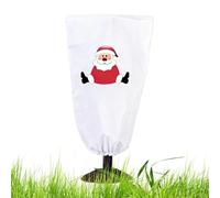 Genérico Coperture per Piante - Barriera Neve Coperta Traspirante | Coperture Antigelo Tema Natale per Piante Da Esterno - per Orto Arbusto Albero Rosa Giardino