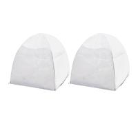 Generico Coperture per Piante Protezione antigelo, 2 Pezzi Design di Protezione Traspirante, 22x22 Pollici, Coperture per arbusti Invernali, antigelo per Piante Dieci, Guscio in Tessuto Non Tessuto,