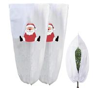 Generico Coperture per Piante Protezione dal - 2 Pezzi Barriera Corteccia Non Tessuto Natale - Involucro per Piante Impermeabile - per Esterno Recinzione Paesaggio Fattoria Cortile Serra