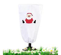 Generico Coperture per Piante Protezione dal Gel,Coperta Traspirante | Copertura a Tema Natalizio per Piante in Gelido Invernale,per Ortaggi Colture Frutta Arbusti Prato Albero Rosa Giardino