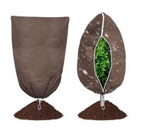 Generico Coperture per Piante Protezione dal Gel | Protezione in Tessuto Non Tessuto | 2 Pezzi Coperchi per Piante Invernali in Non con Cerniera | per Uccelli Conigli Scoiattoli Rosa Patio Serr