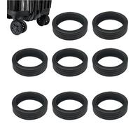Generico Coperture Silicone Ruote Valigia - Protezioni Ruote Riduzione Rumore | Proteggi Sedia Con Presa Migliorata | Set 8 Pezzi Misure 4-7cm, Per Valigie, Sedie Ufficio, Studio