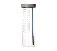 Generico Coppa di paglia trasparente da 700 ml | Tumbler tazza di grande capacità con coperchio - bottiglia di bevuta portatile con filtro, bicchiere da bere durevole per acqua, succo, latte, tè