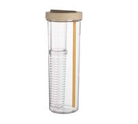 Generico Coppa di paglia trasparente da 700 ml | Tumbler tazza di grande capacità con coperchio - bottiglia di bevuta portatile con filtro, bicchiere da bere durevole per acqua, succo, latte, tè