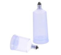 Generico Coppa di Vernice per Aerografo 2pezzi 40ml e 20ml in Plastico Versatili per Progetti di Pittura Minimizza Lo Spreco di Vernice