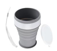 Generico Coppa Pieghevole - Tazza Da Viaggio Pieghevole, Moderna Tazza Portatile | Bottiglia Di Bicchiere Tascabile, Contenitore Da Bevande Da Campeggio Esterno, Da Becher Riutilizzabile, Nave Da