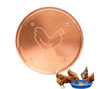 Genérico Copper Bird Bath - 3.94x3.94x0.02 Inches | Coppers Cleaning, Cleaner Set For Drill | For Outdoor Garden Patio Lawn Fountain Bowl Livestock Chicken Coop Poultry Farm