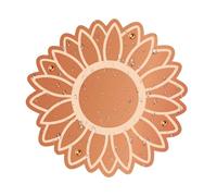 Generico Copper Disc for Bird Bath - 10cm Universal Safe Flower Shape Plate, Bird Bath Copper Plate | for Backyard Watching Garden Park Outdoor Balcony Fountain Hummingbird Butterfly Bee