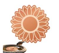 Generico Copper Disk for Bird Bath | Universal Sunflower Cleaning Safe Plate - Bird Bath Purification Plates,for Backyard Watching Park Outdoor Balcony Fountain Hummingbird Butterfly