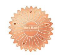 Generico Copper Purification Disk Bird Bath Cleaner for Birdbath Bowls Self-Cleaning Design Keeps Water Fresh