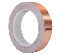 Generico Copper Shielding Tape - Copper Foil Tape | Single-Sided Conductive Solder Tapes For Stained Glass And Electrical Repairs, Shielding Adhesive For Guitar And Paper Circuits, 1-Pack