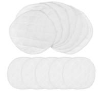 Generico Coppette Assorbilatte Lavabili Riutilizzabili 12 in Cotone Ecologico 3 Contornata Ultra Assorbenti per Mamme in Allattamento