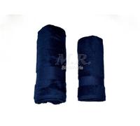 Generico COPPIA ASCIUGAMANI 1+1 VISO OSPITE SPUGNA 100% COTONE JOLIE FIRENZE (Navy scuro)