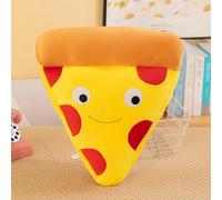 Generico Coppia bambola giocattolo peluche 30/40cm fumetto creativo hamburger pizza ornamento per ragazze e ragazzi regali di compleanno