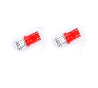 Generico Coppia Lampadine LED a Diodi T10 W5W 5 SMD 12V Luce Rossa