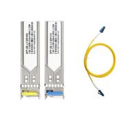 Generico Coppia Moduli SFP Gigabit con connettore, L X Single Mode | Hardware uplink DDM plug-and-play per lavori cablaggio in server