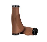 Generico Copri impugnatura for bici Accessori for assorbimento del manubrio della bicicletta lungo/corto Ciclismo(Brown-B)