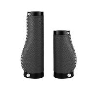 Generico Copri manubrio for bici da strada Accessori antiurto antiscivolo in pelle pieno fiore con impugnatura leggera(Black)