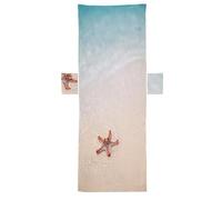 Generico Copri Sdraio con Telo da Mare | con Tasca 211x74cm Asciugatura Rapida Antiscivolo,Copri Asciugamano per Lettino Piscina | per Terrazzo Spa Hotel Prendere il Sole