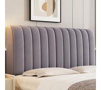 Generico Copri testiera completo con protezione a 360° Tessuto rinfrescante, cuciture resistenti, Copri testiera matrimoniale for un arredamento moderno della camera da letto(Dark Gray,210cm)