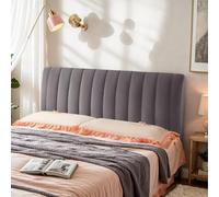 Generico Copri Testiera del Letto, Coperture per Testiera King Size, Copertura Protettiva Elastico Tutto Incluso in Velluto per Testiera di Letto King/Matrimoniale,F,100cm