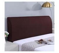 Generico Copri Testiera Elasticizzata Antipolvere For Letti Singoli Queen King, Vestibilità Universale, Migliora L'arredamento Della Camera Da Letto E Il Comfort Dello Schienale.(Brown,180cm)