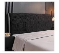 Generico Copri Testiera Elasticizzata, Antiscivolo, Antipolvere, For Migliorare L'arredamento Della Camera Da Letto, Compatibile Con Testiere Piatte O Curve.(Black,120cm*70cm)