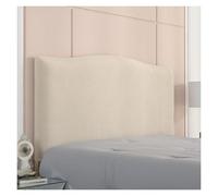 Generico Copri Testiera Elasticizzata Universale, Fodera Protettiva Antiscivolo Elastica, Tessuto For Quattro Stagioni, Design Antipolvere, Rapido Aggiornamento.(Beige,220cm)
