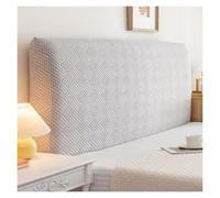 Generico Copri Testiera Elasticizzato, Antipolvere, Decorazione For Camera Da Letto, Morbido Tessuto Protettivo For Proprietari Di Casa E Inquilini, Facile Da Indossare(Light Gray,220cm*70cm)