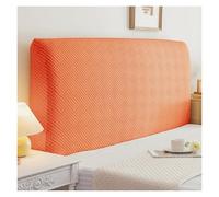 Generico Copri Testiera Elasticizzato, Antipolvere, Decorazione For Camera Da Letto, Morbido Tessuto Protettivo For Proprietari Di Casa E Inquilini, Facile Da Indossare(Orange,180cm*70cm)