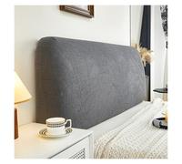 Generico Copri Testiera Elasticizzato, Protezione Antiscivolo Elastica Con Tessuto Di Lusso For Rinnovare La Camera Da Letto E I Mobili.(Dark Gray,180cm)