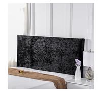 Generico Copri Testiera Elastico Universale Antipolvere For Camere Da Letto, Camere Degli Ospiti E Appartamenti, Tessuto In Poliestere Lavabile Con Comfort For Tutta La Stagione(Black,120cm)