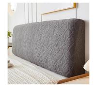 Generico Copri Testiera Elastico Universale For Camera Da Letto, Tessuto In Velluto Morbido For Tutte Le Stagioni, Vestibilità Facile E Design Lavabile.(Dark Gray,200cm*60cm)