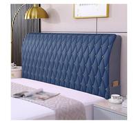 Generico Copri Testiera In Similpelle Resistente Con Design Trapuntato, Traspirante, Ideale For Letti Matrimoniali Queen Size E King Size, Supporto Ergonomico For Case Moderne.(Blue,100cm)