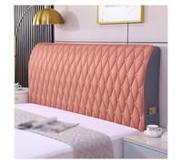 Generico Copri Testiera In Similpelle Resistente Con Design Trapuntato, Traspirante, Ideale For Letti Matrimoniali Queen Size E King Size, Supporto Ergonomico For Case Moderne.(rosa,100cm)