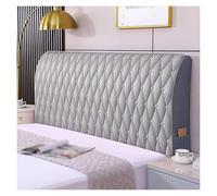 Generico Copri Testiera In Similpelle Resistente Con Design Trapuntato, Traspirante, Ideale For Letti Matrimoniali Queen Size E King Size, Supporto Ergonomico For Case Moderne.(Gray,220cm)