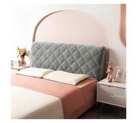 Generico Copri Testiera In Velluto Di Lusso Con Supporto Trapuntato For L'arredamento Della Camera Da Letto, Adatto A Tutti I Tipi Di Letto: In Legno, Imbottito, In Pelle.(Dark Gray,190cm)