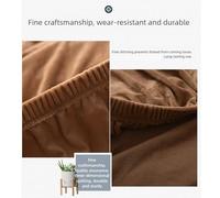 Generico Copri testiera in velluto - Elegante miglioramento della camera da letto, morbida protezione antipolvere, design elasticizzato for proprietari di casa e inquilini(White,150cm)