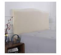 Generico Copri testiera in velluto - Elegante miglioramento della camera da letto, morbida protezione antipolvere, design elasticizzato for proprietari di casa e inquilini(Beige,120cm)