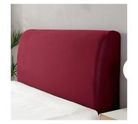 Generico Copri Testiera Letto In Tessuto Elasticizzato, Antipolvere, Elastico, For Rinfrescare La Camera Da Letto, Compatibile Con Testiere In Pelle E Legno.(Red,150cm)
