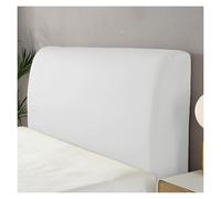 Generico Copri Testiera Letto In Tessuto Elasticizzato, Antipolvere, Elastico, For Rinfrescare La Camera Da Letto, Compatibile Con Testiere In Pelle E Legno.(White,180cm)