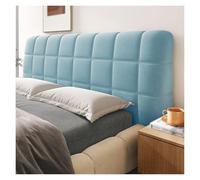 Generico Copri testiera trapuntata, protezione antipolvere, tessuto elastico, facile da lavare e universale for la decorazione del letto, migliora lo stile della casa.(Blue,150cm)
