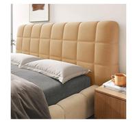 Generico Copri testiera trapuntata, protezione antipolvere, tessuto elastico, facile da lavare e universale for la decorazione del letto, migliora lo stile della casa.(Yellow,150cm)